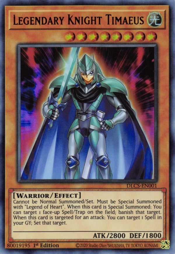 Legendary Knight Timaeus (DLCS-EN001)  Ultra Rare