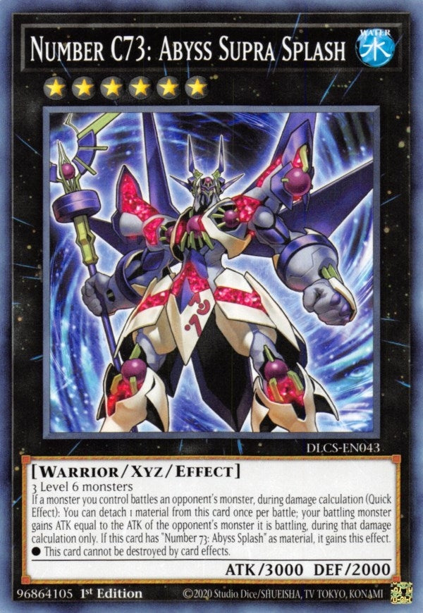 Number C73: Abyss Supra Splash (DLCS-EN043)  Common