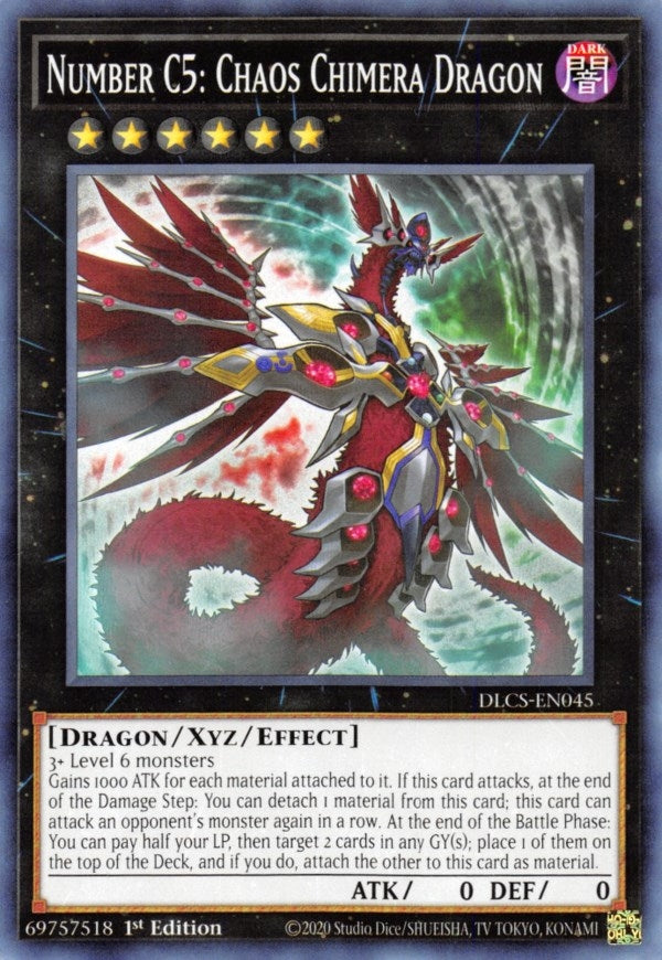 Number C5: Chaos Chimera Dragon (DLCS-EN045)  Common