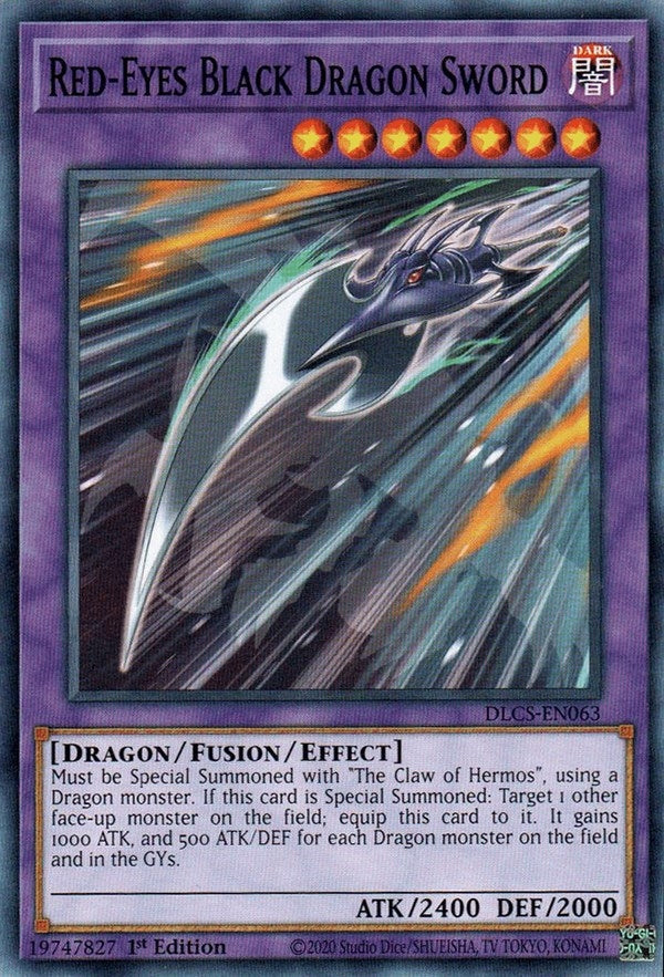 Red-Eyes Black Dragon Sword (DLCS-EN063)  Common