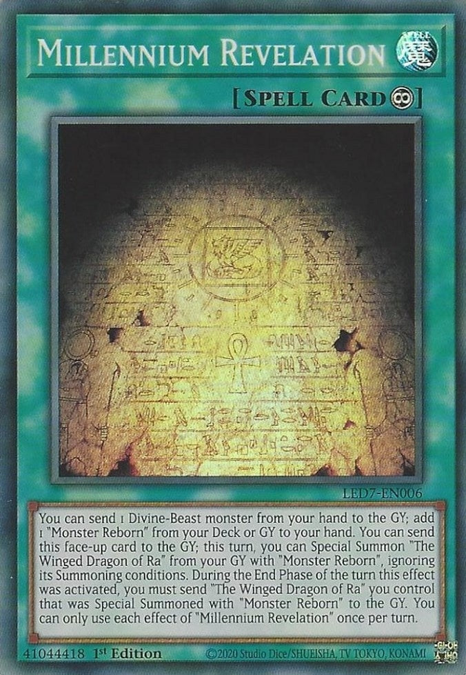 Millennium Revelation (LED7-EN006)  Super Rare