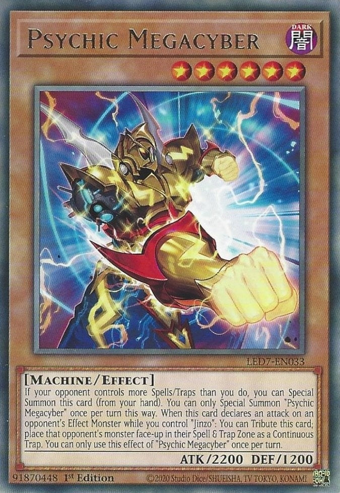 Psychic Megacyber (LED7-EN033)  Rare