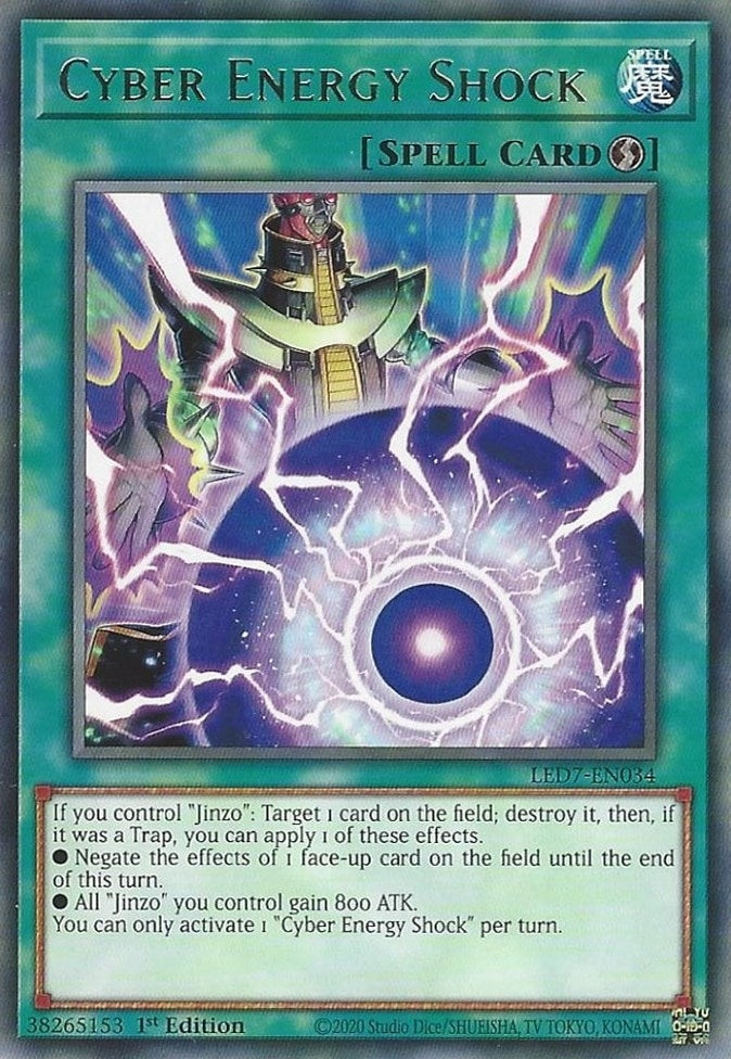 Cyber Energy Shock (LED7-EN034)  Rare