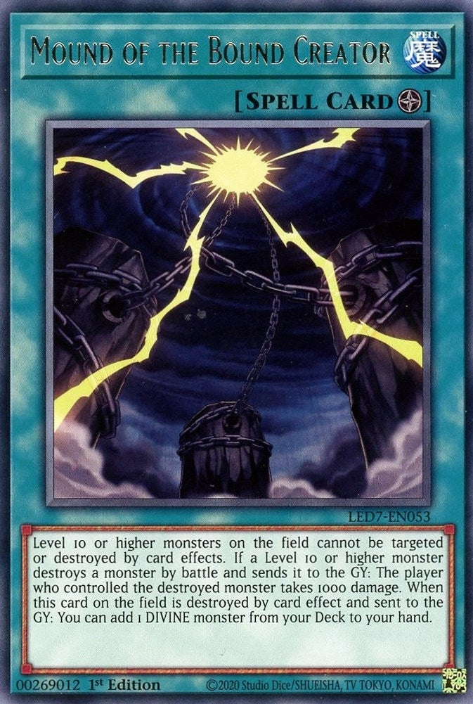Mound of the Bound Creator (LED7-EN053)  Rare