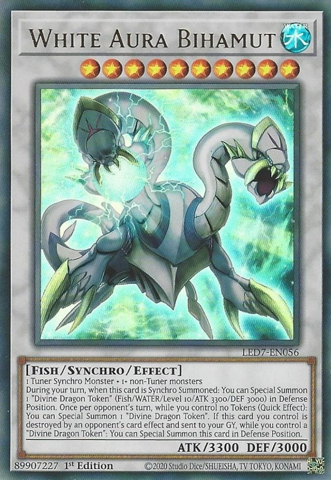 White Aura Bihamut (LED7-EN056)  Ultra Rare