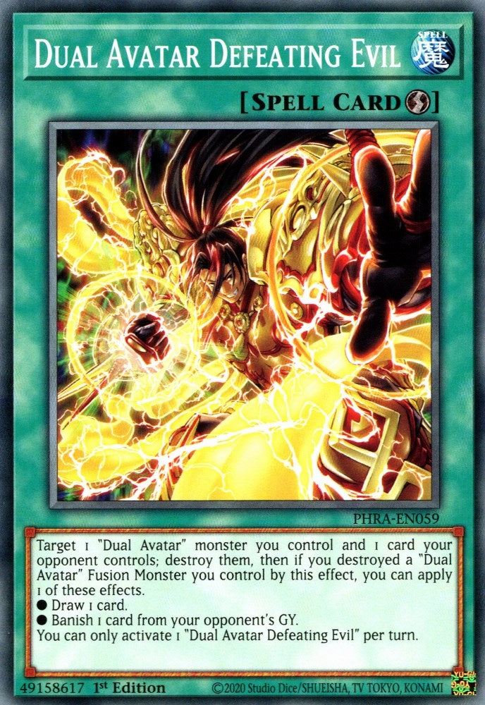 Dual Avatar Defeating Evil (PHRA-EN059) Common