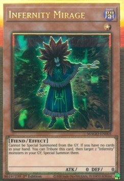 Infernity Mirage (MAGO-EN005)  Premium Gold Rare