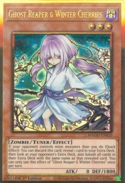 Ghost Reaper & Winter Cherries (Alternate Art) (MAGO-EN010)  Premium Gold Rare