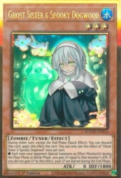 Ghost Sister & Spooky Dogwood (MAGO-EN013)  Premium Gold Rare