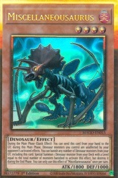Miscellaneousaurus (MAGO-EN015)  Premium Gold Rare