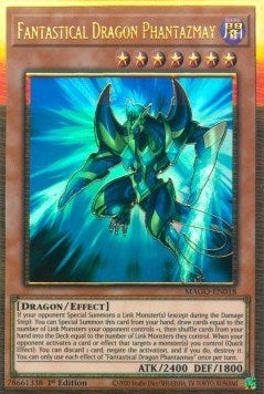 Fantastical Dragon Phantazmay (Alternate Art) (MAGO-EN018)  Premium Gold Rare