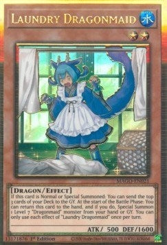 Laundry Dragonmaid (MAGO-EN021)  Premium Gold Rare