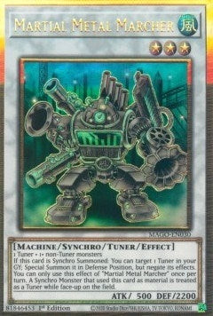 Martial Metal Marcher (MAGO-EN030)  Premium Gold Rare