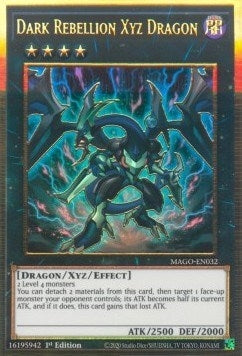 Dark Rebellion Xyz Dragon (MAGO-EN032)  Premium Gold Rare