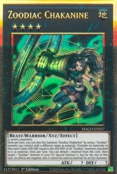Zoodiac Chakanine (MAGO-EN037)  Premium Gold Rare