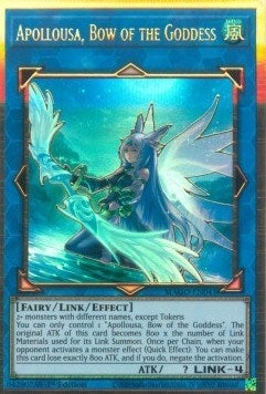 Apollousa, Bow of the Goddess (Alternate Art) (MAGO-EN041)  Premium Gold Rare
