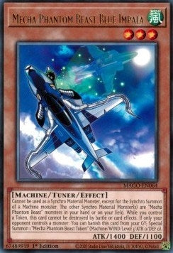 Mecha Phantom Beast Blue Impala (MAGO-EN064)  Rare