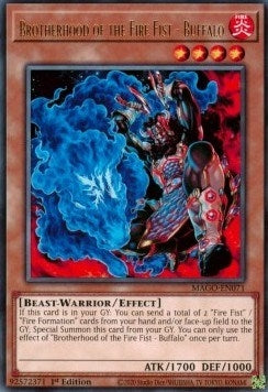 Brotherhood of the Fire Fist - Buffalo (MAGO-EN071)  Rare