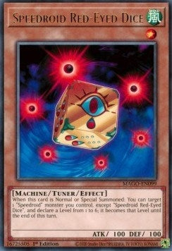 Speedroid Red-Eyed Dice (MAGO-EN099)  Rare