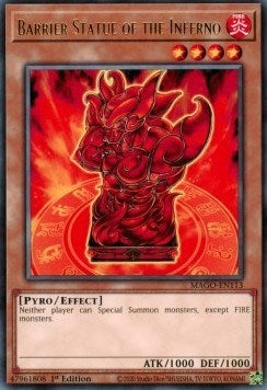 Barrier Statue of the Inferno (MAGO-EN113)  Rare