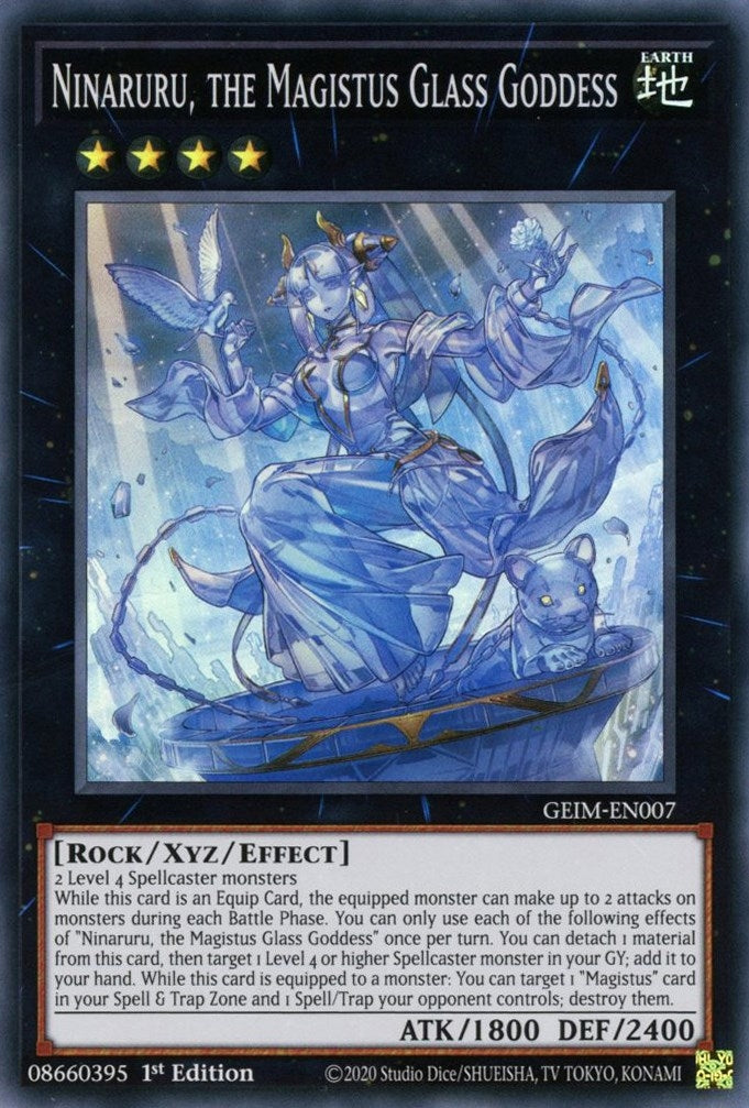 Ninaruru, the Magistus Glass Goddess (GEIM-EN007) Super Rare