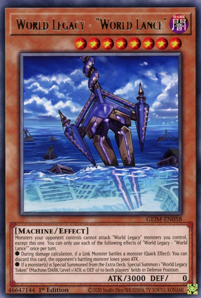World Legacy - "World Lance" (GEIM-EN058) Rare