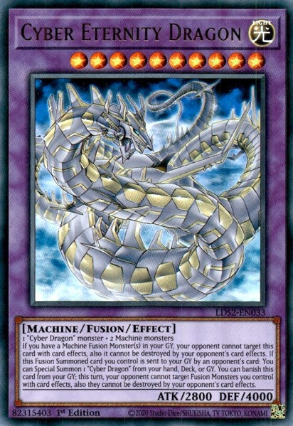 Cyber Eternity Dragon (LDS2-EN033) Ultra Rare