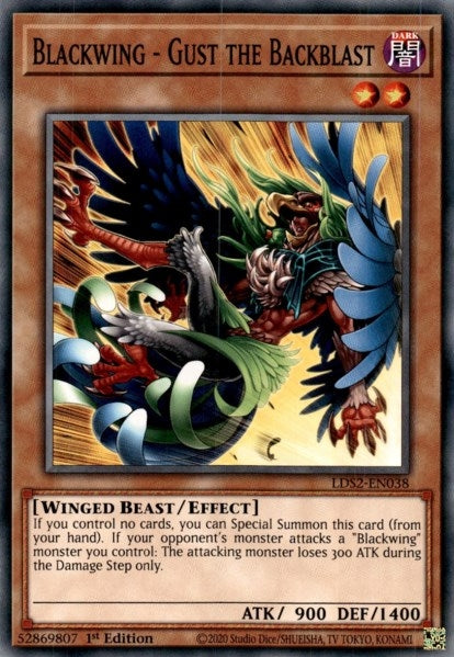 Blackwing - Gust the Backblast (LDS2-EN038) Common
