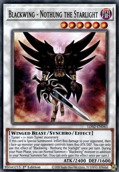 Blackwing - Nothung the Starlight (LDS2-EN043) Common