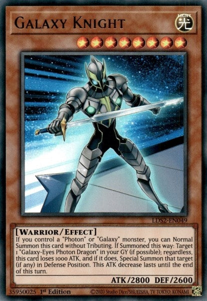 Galaxy Knight (LDS2-EN049) Ultra Rare