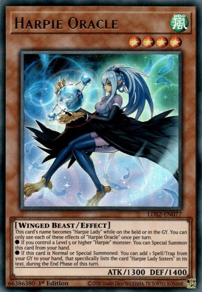 Harpie Oracle (LDS2-EN077) Ultra Rare