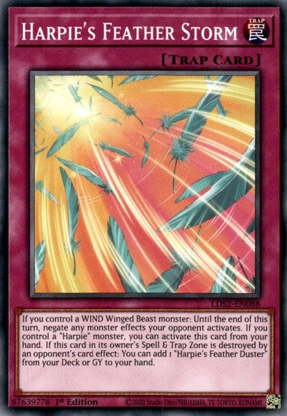 Harpie's Feather Storm (LDS2-EN088) Common