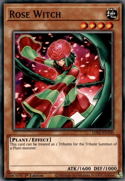Rose Witch (LDS2-EN100) Common