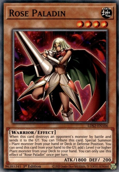 Rose Paladin (LDS2-EN106) Common