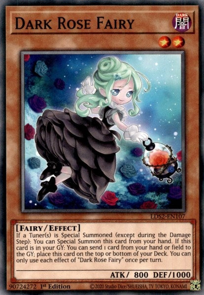 Dark Rose Fairy (LDS2-EN107) Common