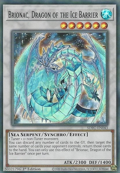 Brionac, Dragon of the Ice Barrier (SDFC-EN043) Super Rare