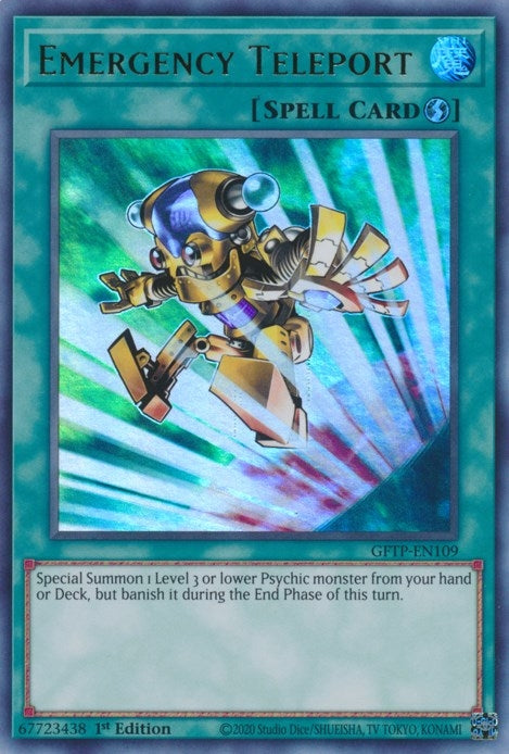 Emergency Teleport (GFTP-EN109)  Ultra Rare