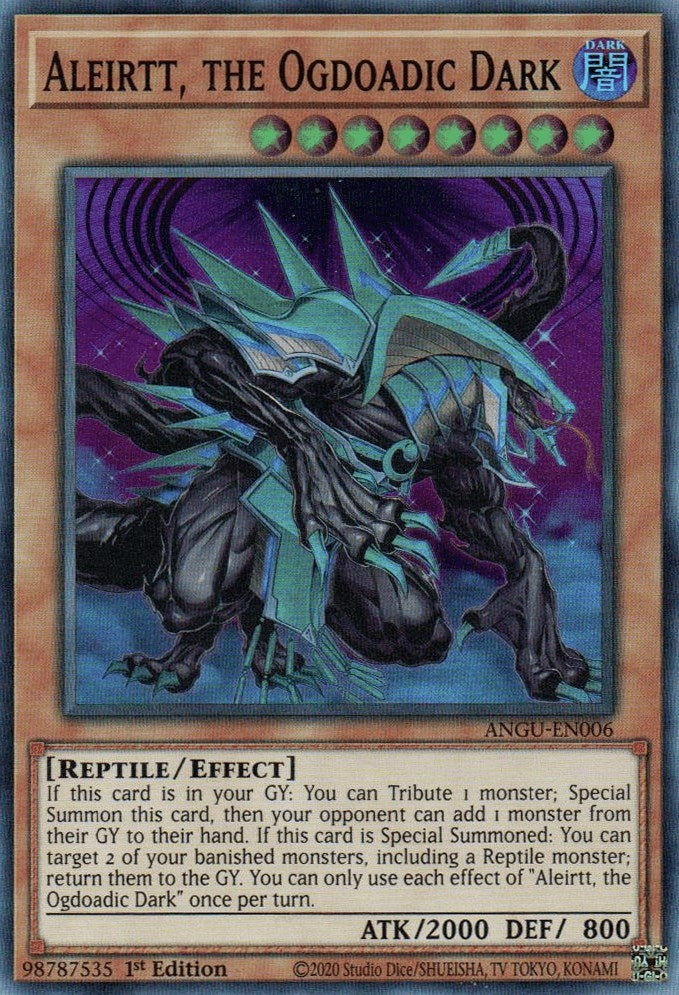 Aleirtt, the Ogdoadic Dark (ANGU-EN006) Super Rare