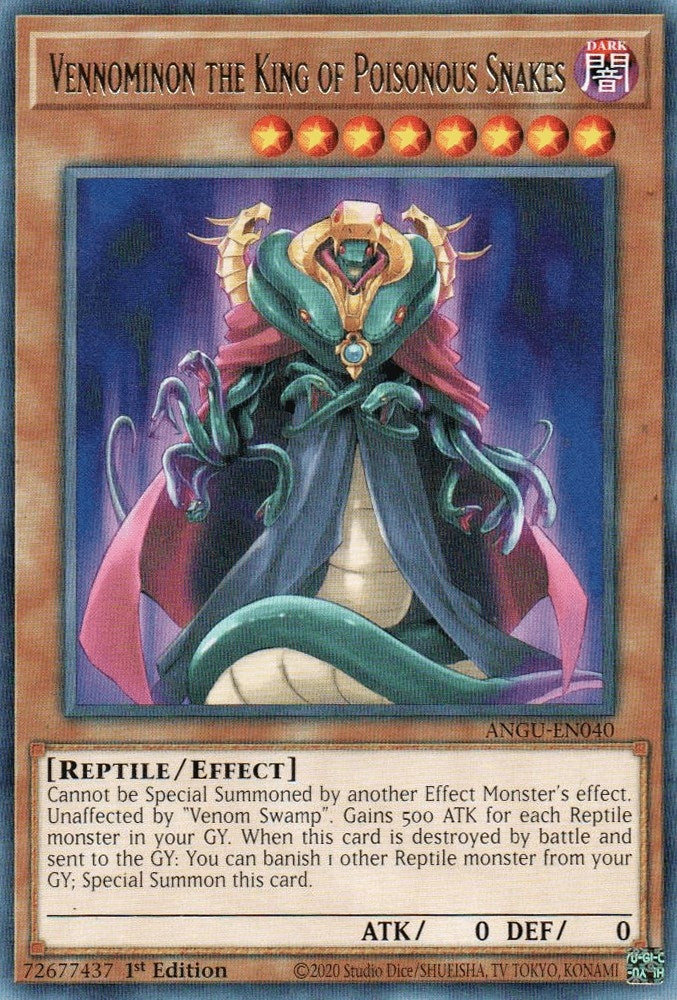 Vennominon the King of Poisonous Snakes (ANGU-EN040) Rare