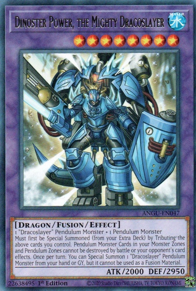 Dinoster Power, the Mighty Dracoslayer (ANGU-EN047) Rare