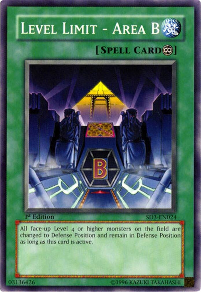 Level Limit - Area B (SD3-EN024)  Common