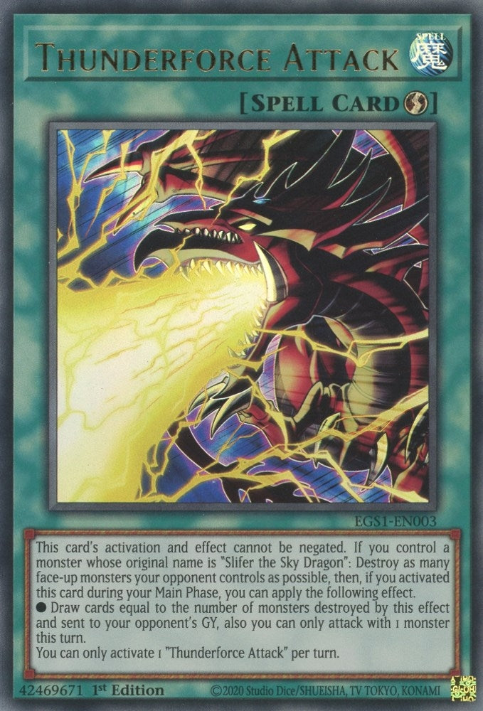 Thunderforce Attack (EGS1-EN003)  Ultra Rare