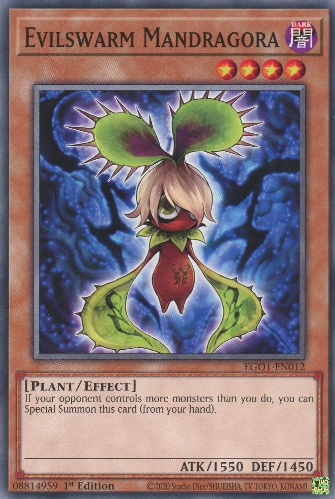 Evilswarm Mandragora (EGO1-EN012) Common