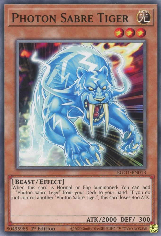 Photon Sabre Tiger (EGO1-EN013)  Common