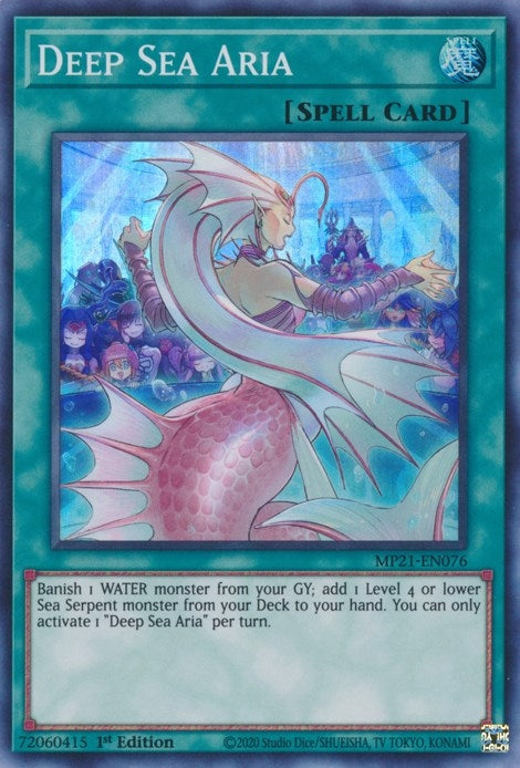 Deep Sea Aria (MP21-EN076) Super Rare