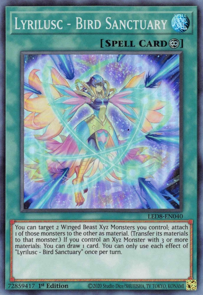 Lyrilusc - Bird Sanctuary (LED8-EN040)  Super Rare