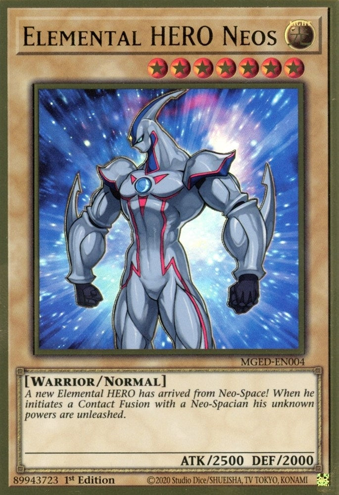 Elemental HERO Neos (MGED-EN004)  Premium Gold Rare