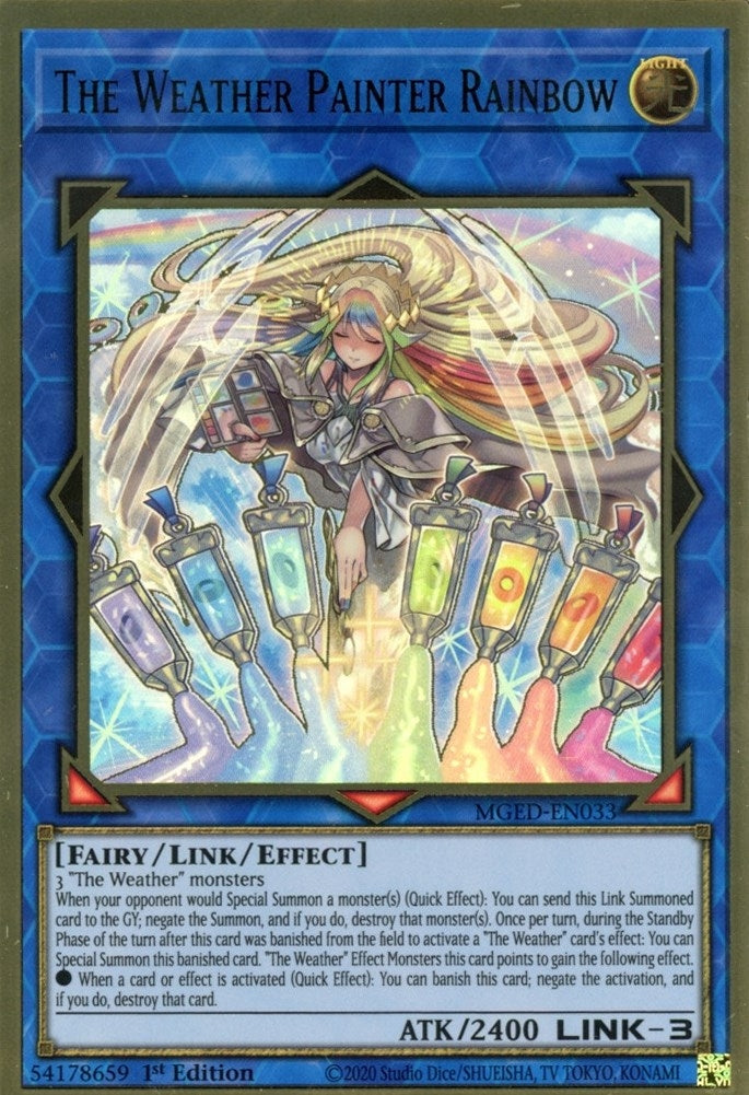 The Weather Painter Rainbow (MGED-EN033)  Premium Gold Rare