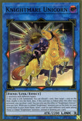 Knightmare Unicorn (Alternate Art) (MGED-EN034)  Premium Gold Rare