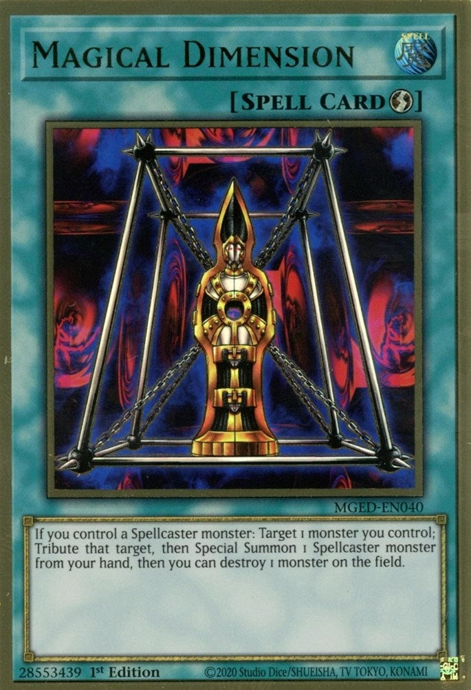 Magical Dimension (MGED-EN040)  Premium Gold Rare